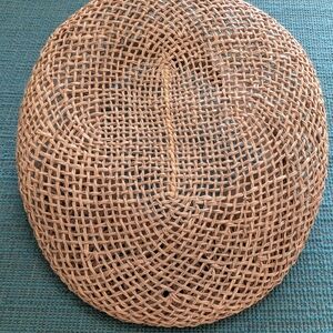 French Woven Straw Hat
